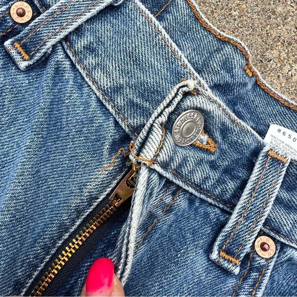 Y2K Levi's 550 Relaxed Fit Stone Wash Blue Jeans 34x34 Red Tab - Picture 6 of 10